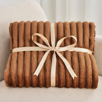 Soft Plush Fleece Blanket Twin Set