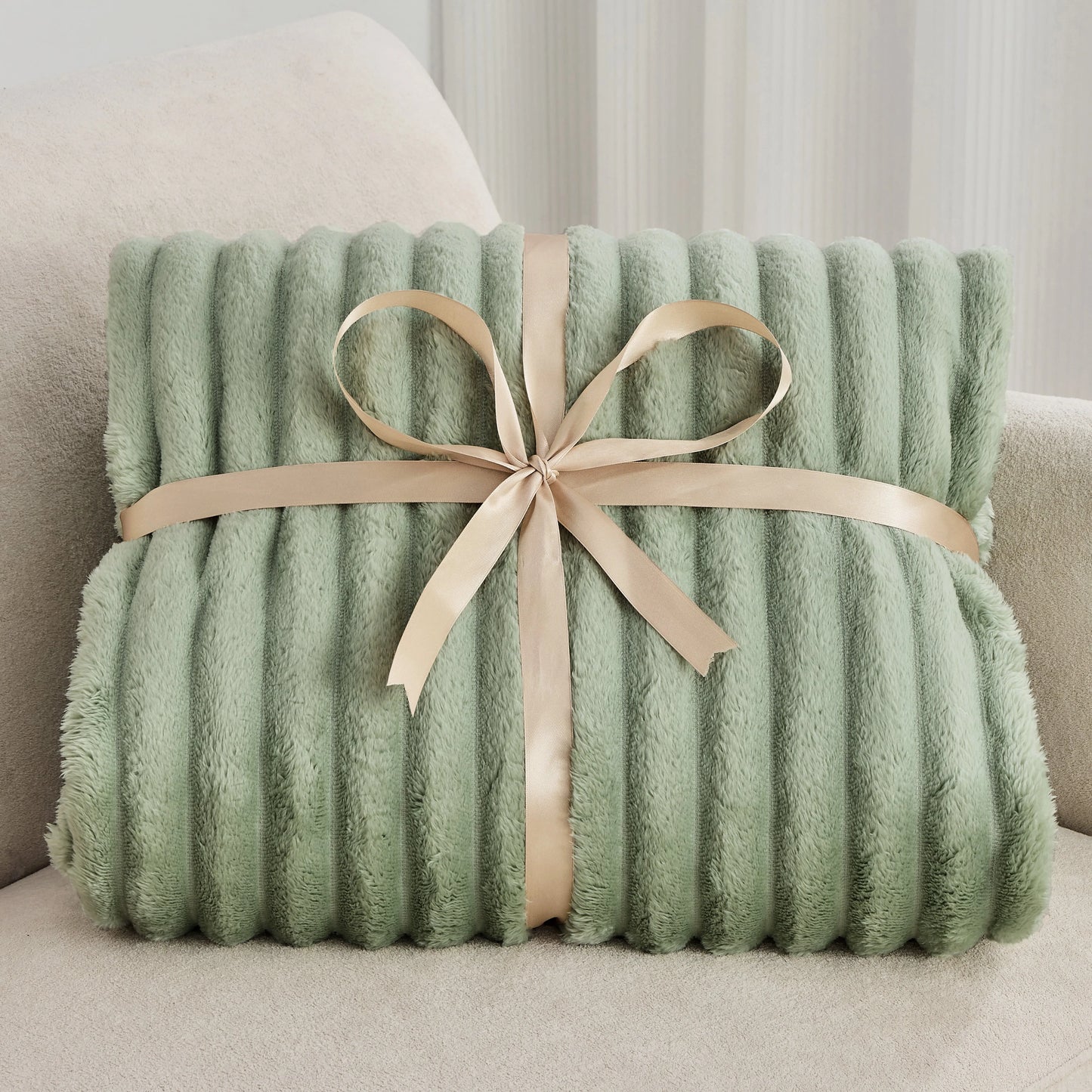 Soft Plush Fleece Blanket Twin Set