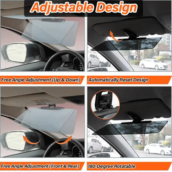 Anti Glare Car Visor for Day and Night Driving