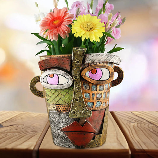 Colorful Ceramic Floral Pot Decorations - Befez