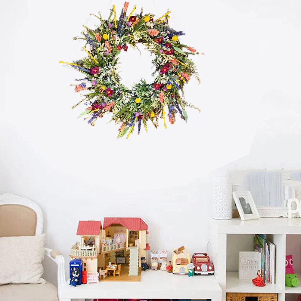 Artificial Floral Welcome Door Wreath with Fresh Look