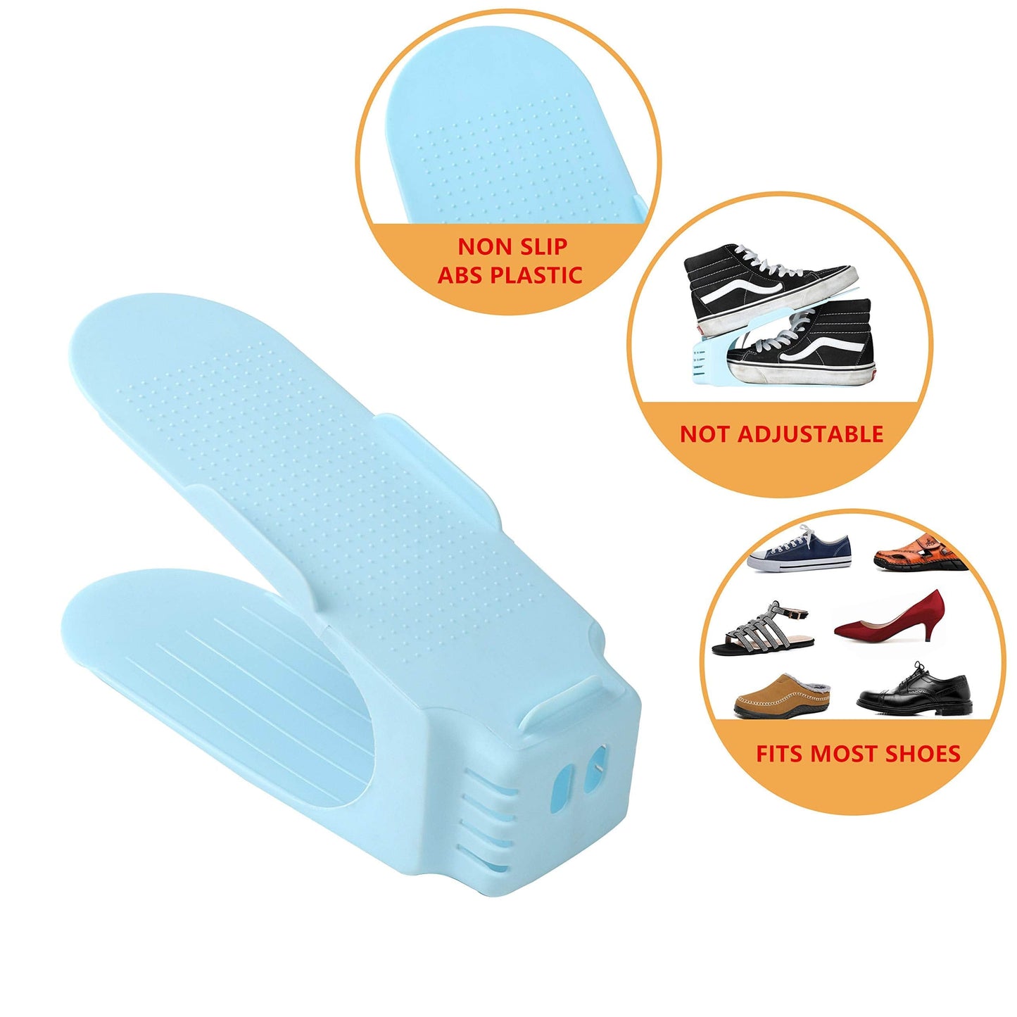 Space Saving 4 Piece Shoe Organizer