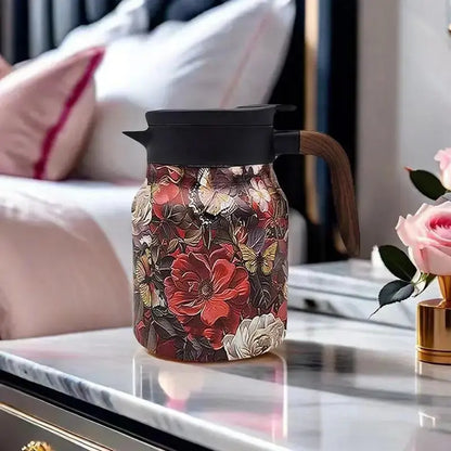 Classic Floral Tea Infuser Teapot 1000ml