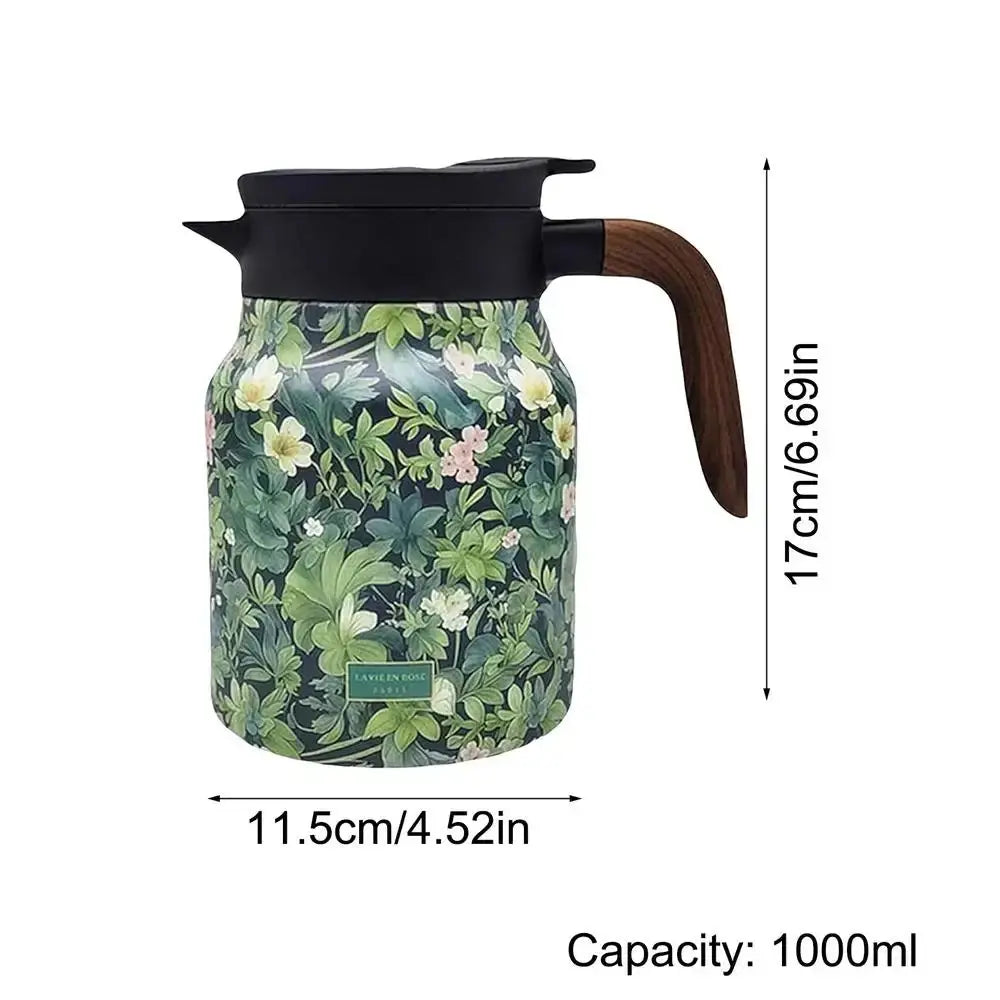 Classic Floral Tea Infuser Teapot 1000ml
