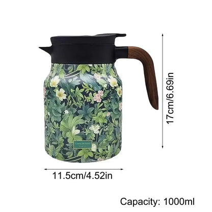 Classic Floral Tea Infuser Teapot 1000ml