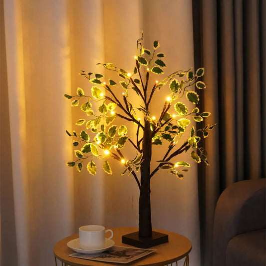 Stylish Tree Shaped Desk Lamp with Soft LED Light - Befez