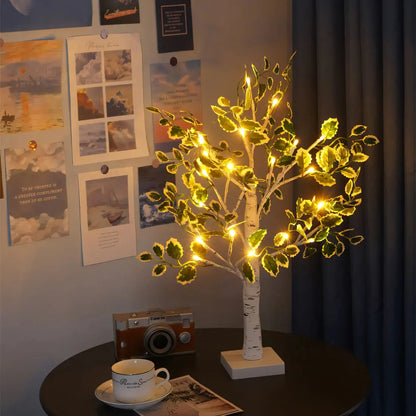 Stylish Tree Shaped Desk Lamp with Soft LED Light