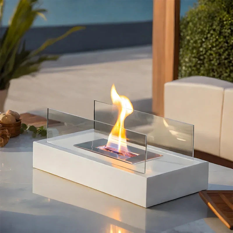 Realistic Flame Portable Tabletop Fire Pit