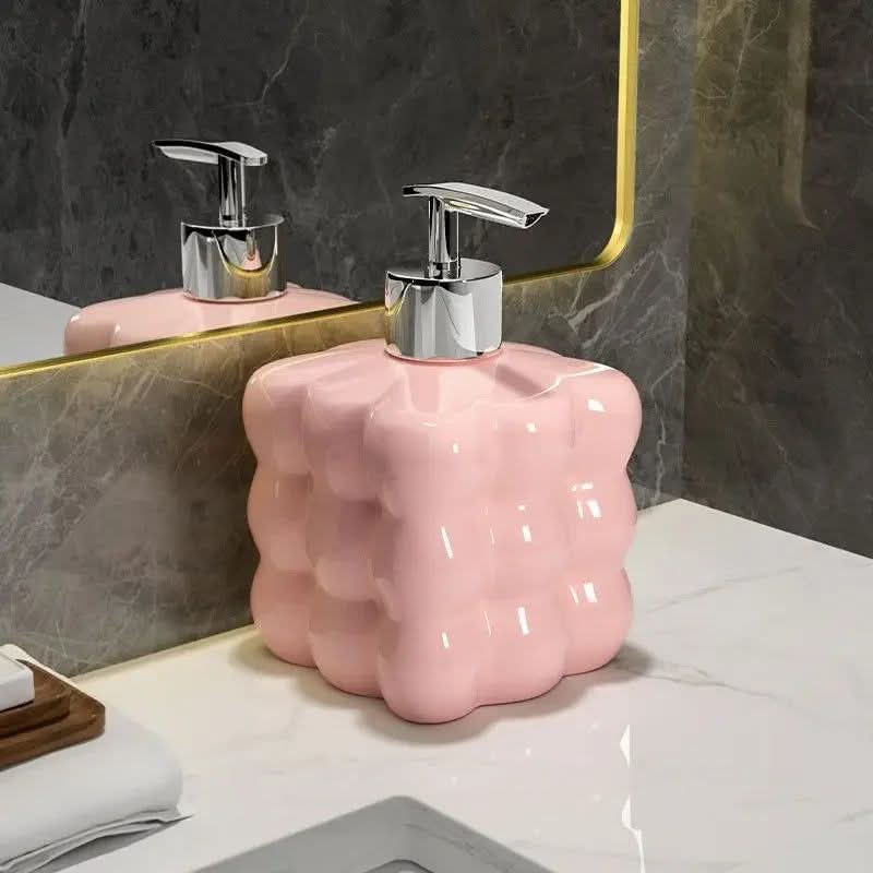 Colorful Ceramic Soap Dispenser for Bathroom and Kitchen