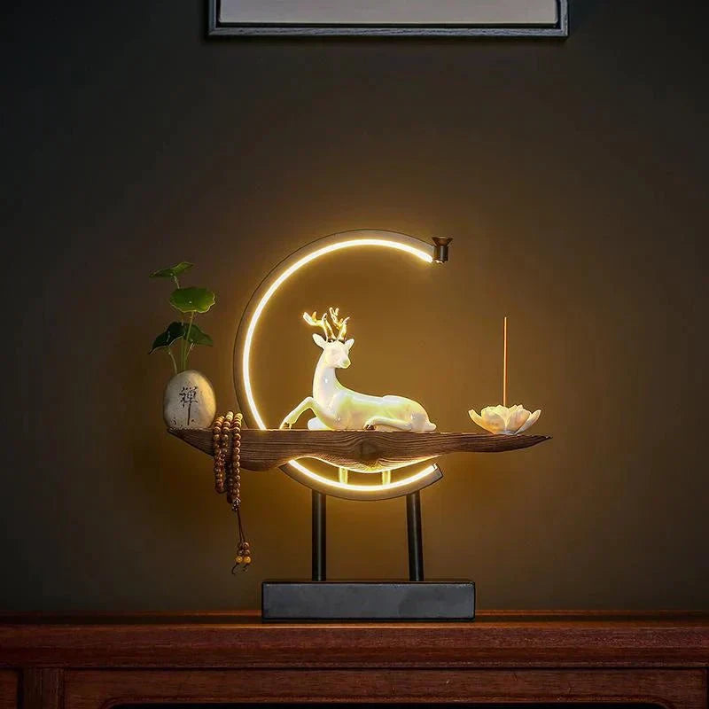 Peaceful Deer Table Lamp - Befez