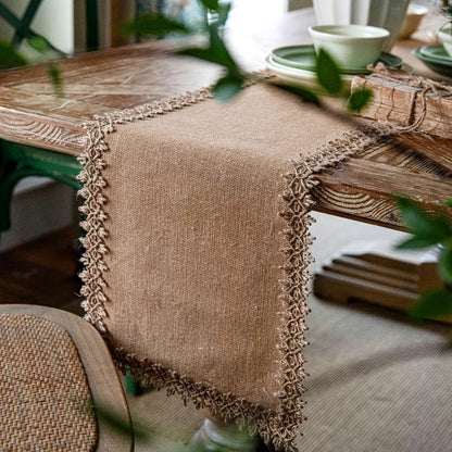 Rustic Natural Jute Table Runner