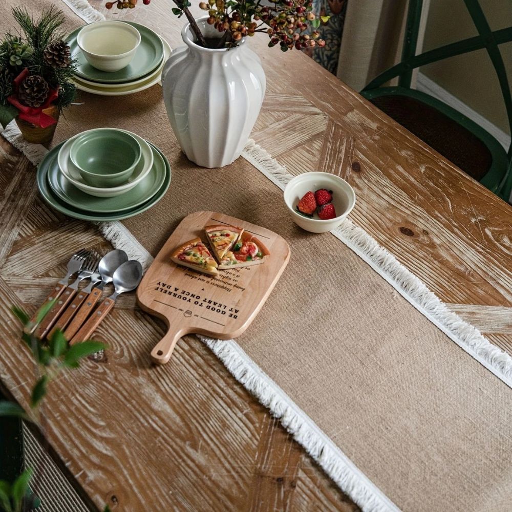 Rustic Natural Jute Table Runner - Befez