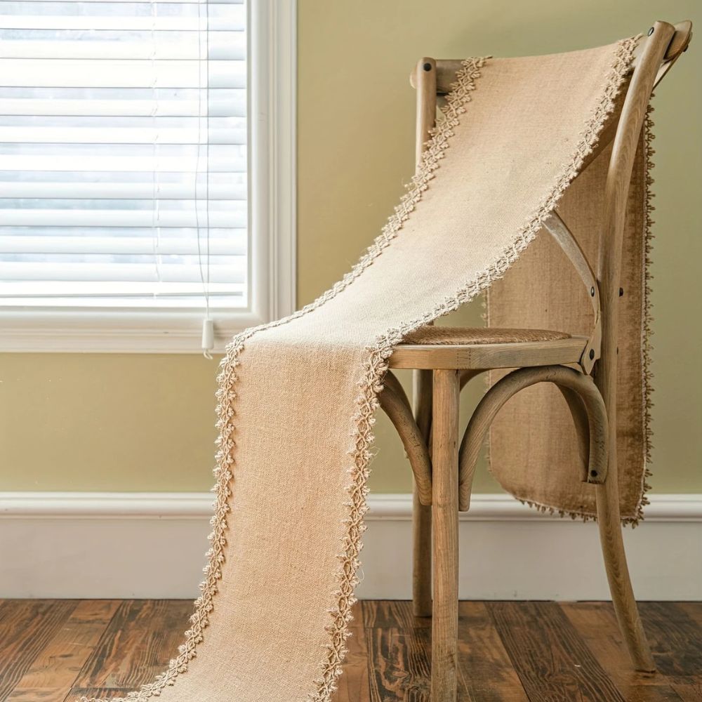 Rustic Natural Jute Table Runner