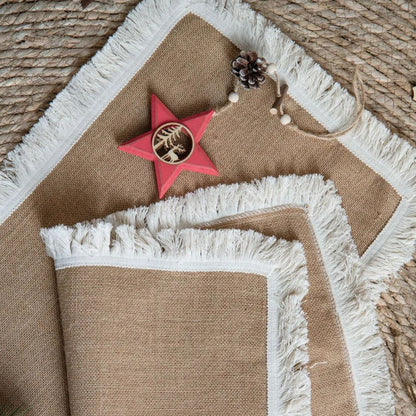 Rustic Natural Jute Table Runner