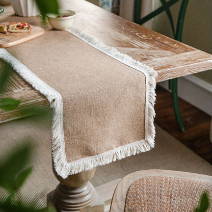 Rustic Natural Jute Table Runner