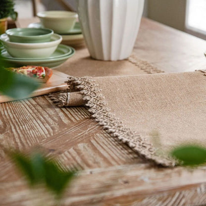 Rustic Natural Jute Table Runner