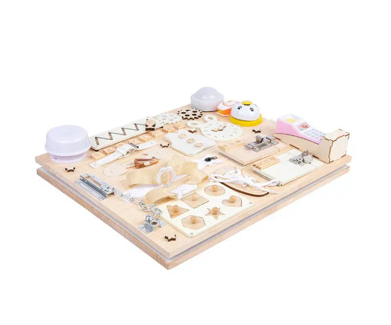 Natural Wooden Educational Play Board