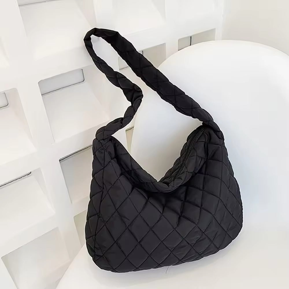 Soft Extra Large Padded Crossbody Tote Shoulder Bag