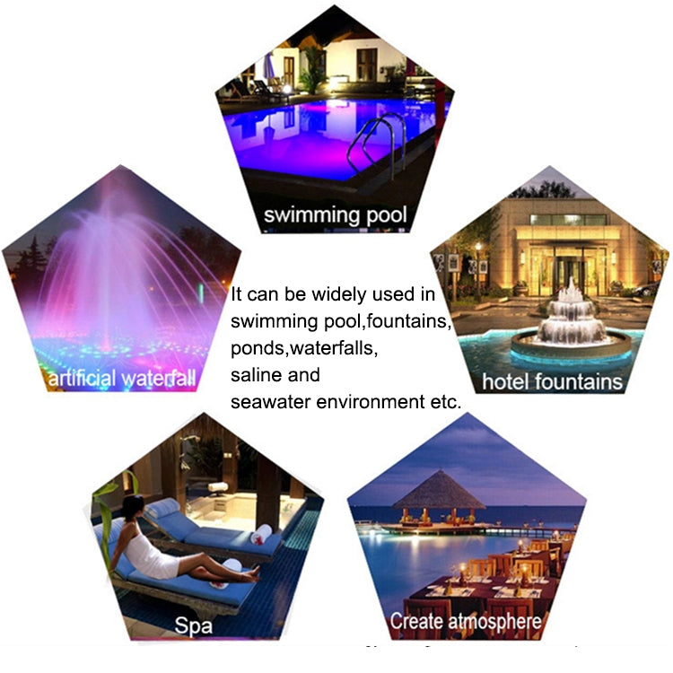 Bright 15W LED Outdoor Pool Wall Light Fixture