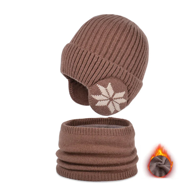 Cozy Kids Fleece Scarf and Beanie Set