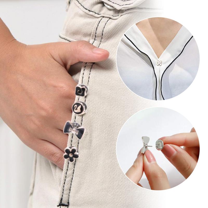 Easy Snap Fasteners - No Sew Button Clips (10 Pack)