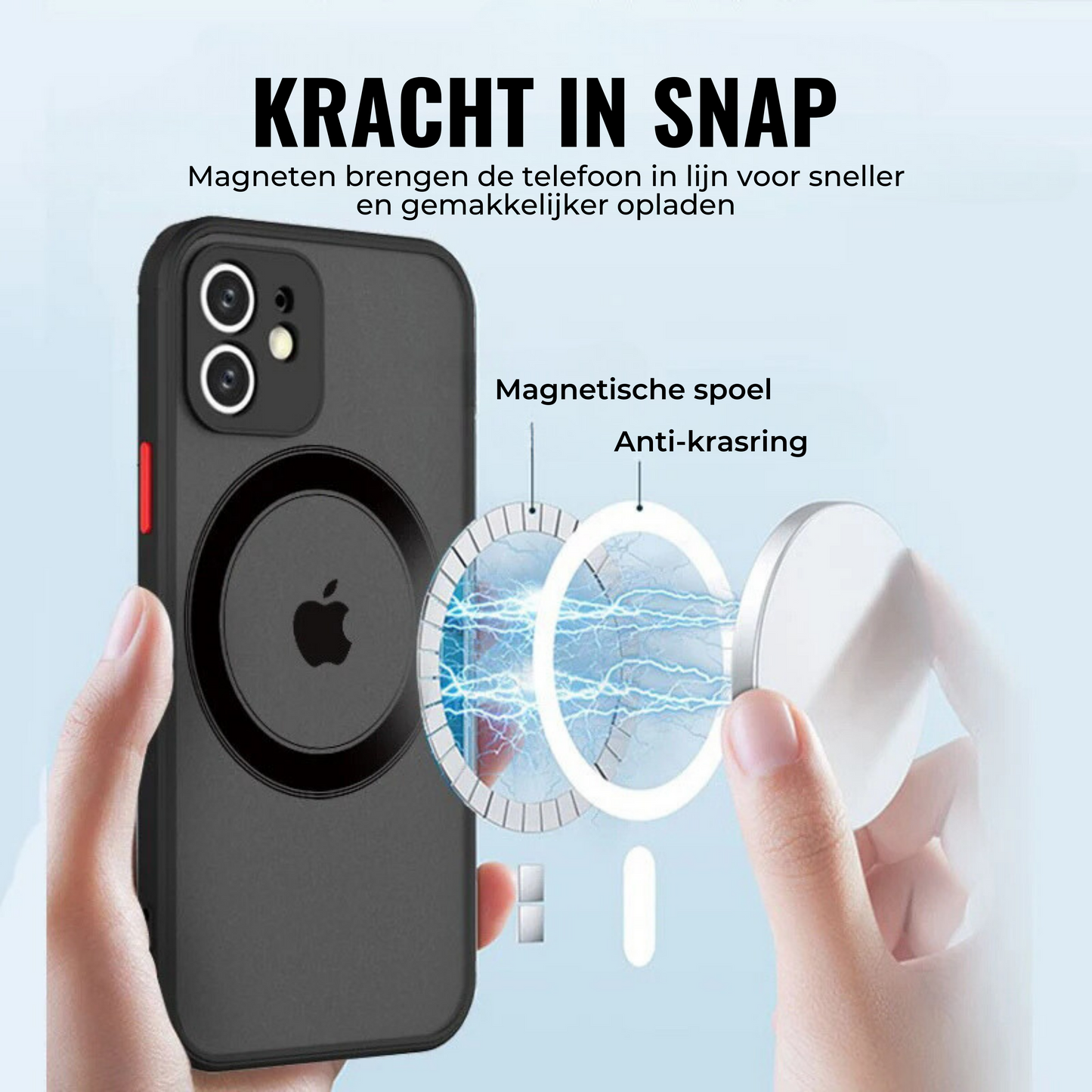 Thin Magnetic Phone Cover with Shockproof Protection