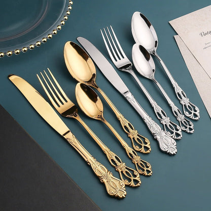 Premium Metal Silverware Set for Everyday Use