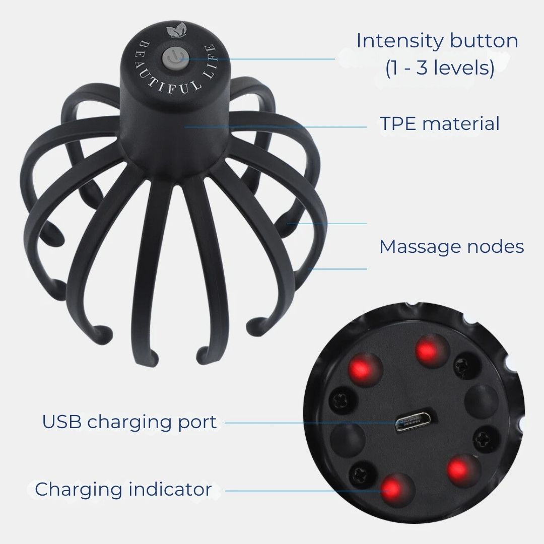 Relaxing Electric Head Massager for Stress Relief
