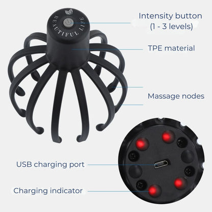 Relaxing Electric Head Massager for Stress Relief