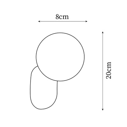 Modern LED Resin Wall Lamp