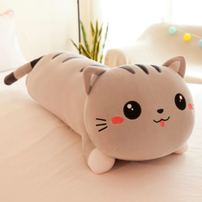 Soft Plush Kitten Cuddle Pillow Toy