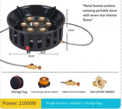 Portable Outdoor Camping Gas Stove with Auto Ignition
