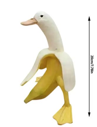 Fun Yellow Duck Figurine