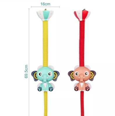Colorful Elephant Bath Toy for Kids