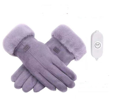 Warm Waterproof Touchscreen Winter Gloves with 3 Heat Settings