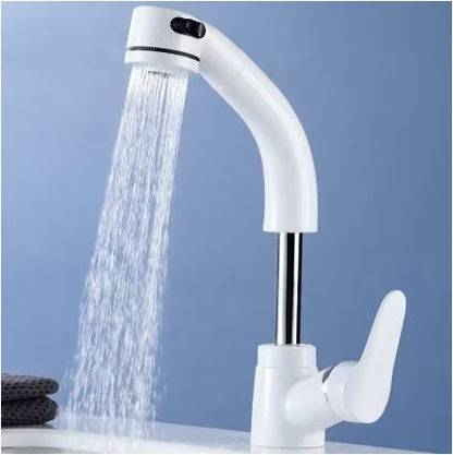 Stylish Kitchen Sink Faucet Pull Down Brass Handle