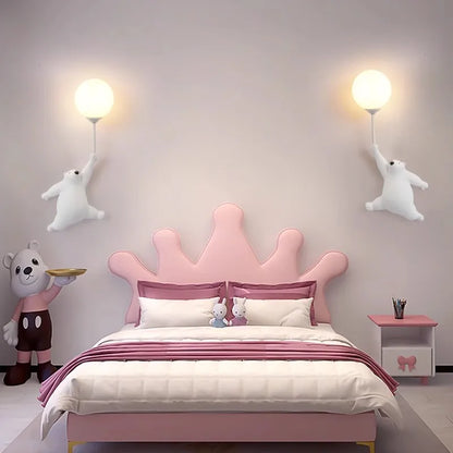 Fun Kids Wall Lamp with 3D Moon Nightlight - Befez
