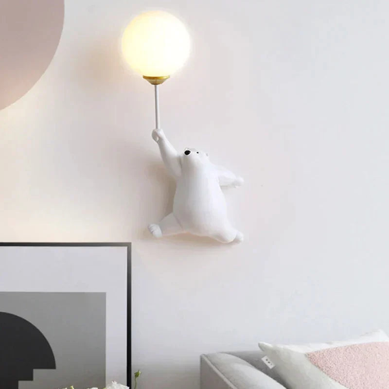 Fun Kids Wall Lamp with 3D Moon Nightlight