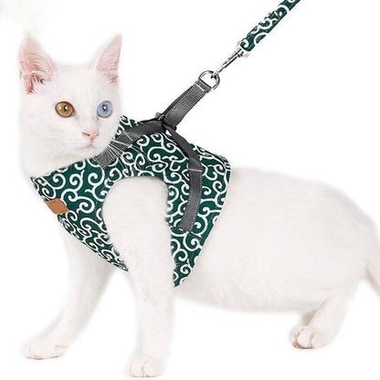Comfortable Kitty Walking Harness Set