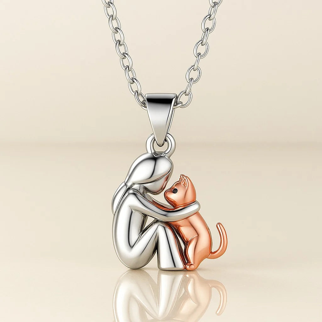 Beautiful Sterling Silver Drop Pendant Necklace