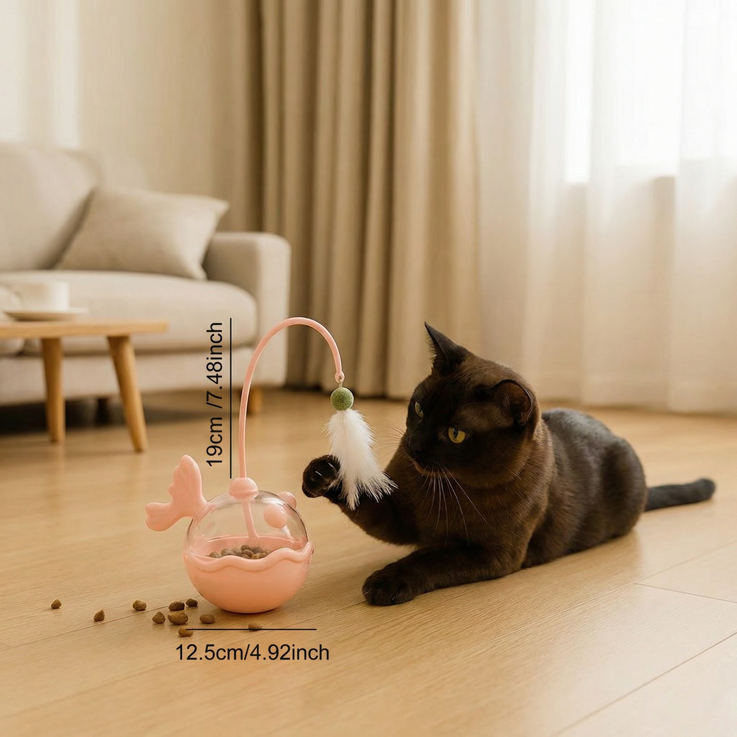 Fun Interactive Cat Toy Treat Feeder