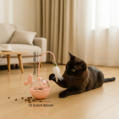 Fun Interactive Cat Toy Treat Feeder