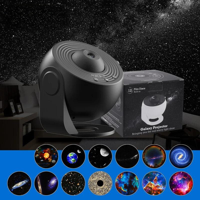 Galaxy Night Light 12-in-1 Star Projector Lamp