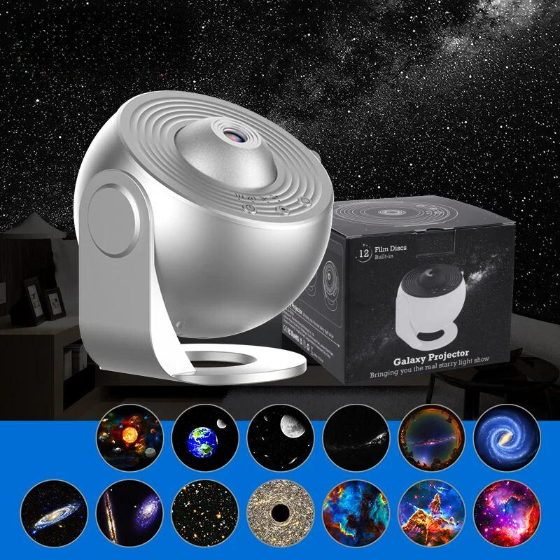 Galaxy Night Light 12-in-1 Star Projector Lamp