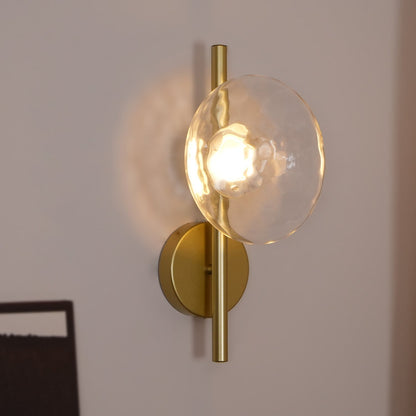 Round Glass Modern Wall Light