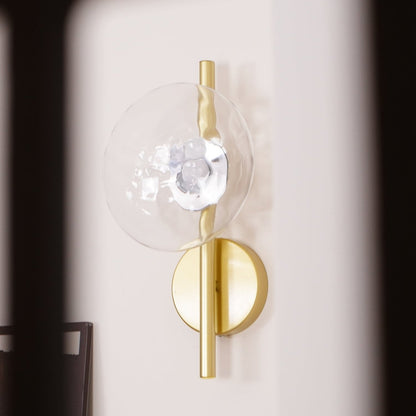 Round Glass Modern Wall Light