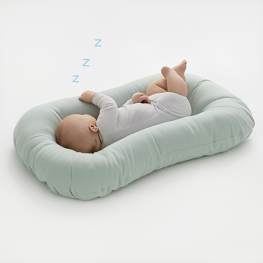 Comfort Baby Head Pillow - Memory Foam Newborn Support