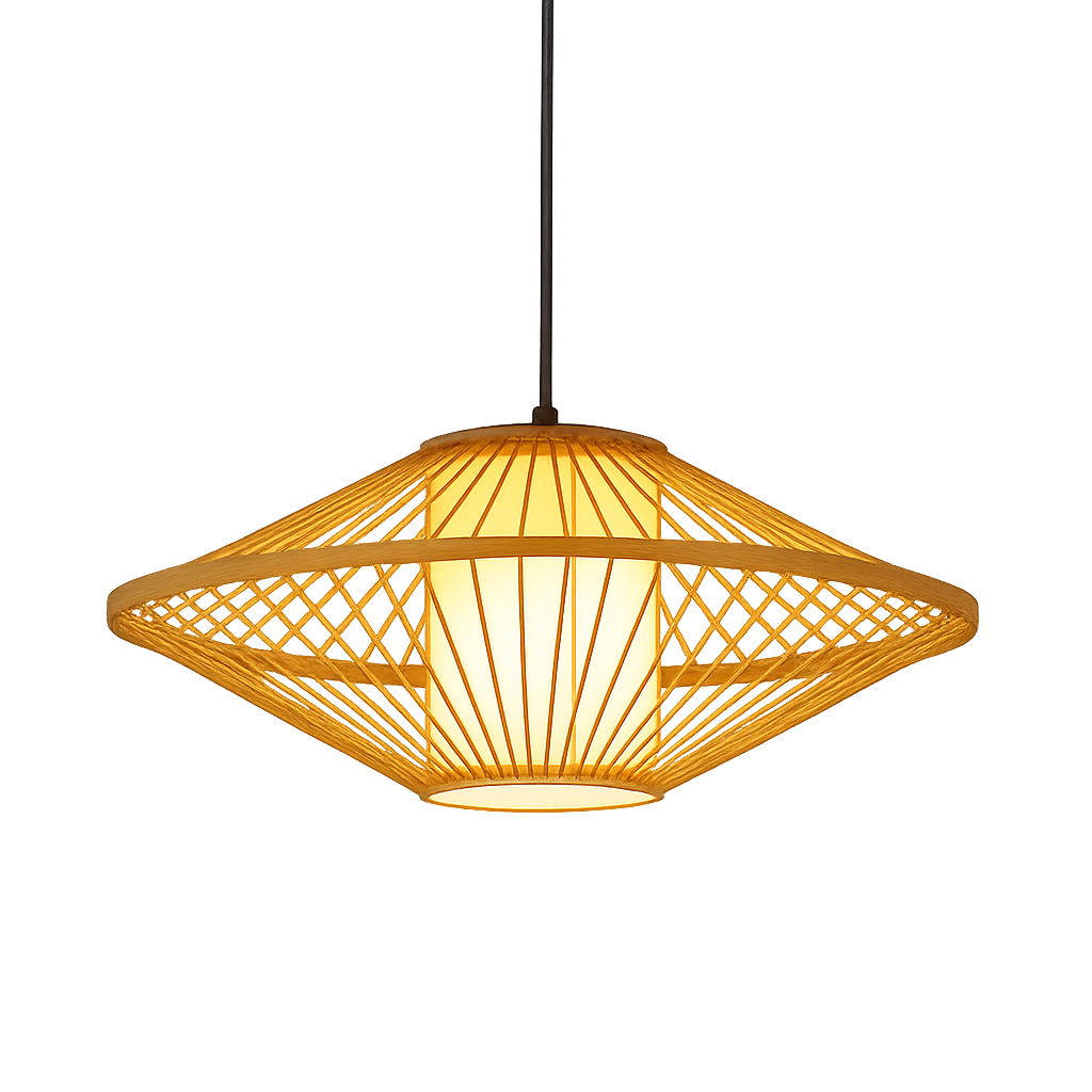 Natural Bamboo Pendant Light