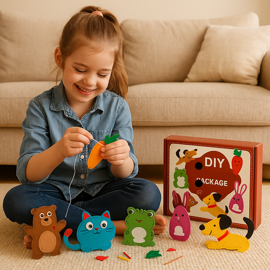 Soft Felt Animal Shapes for Crafts and Sewing - Befez