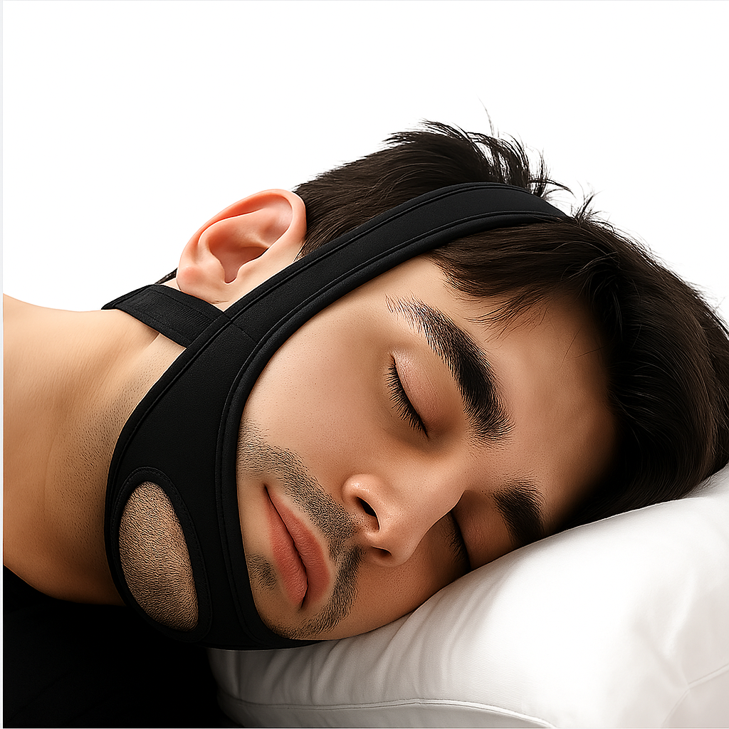 Comfortable Sleep Chin Strap for Adults - Anti Snore Aid